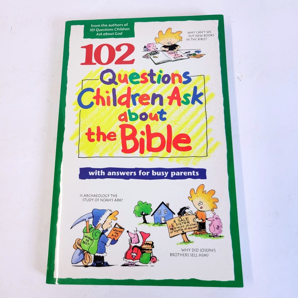 Tyndale 102 Questions Children Ask about the Bible Illustrated Paperback Book